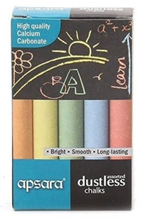 Apsara Dustless Color Chalk, Size: 4 Inch